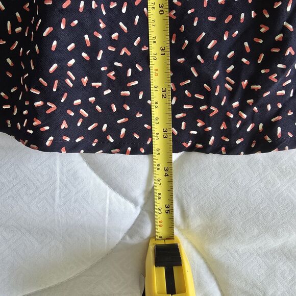 New w Tag Forever 21 Deep V Dress Small Navy Blue Coral Pink Sleeveless Zip Sexy - Picture 5 of 9